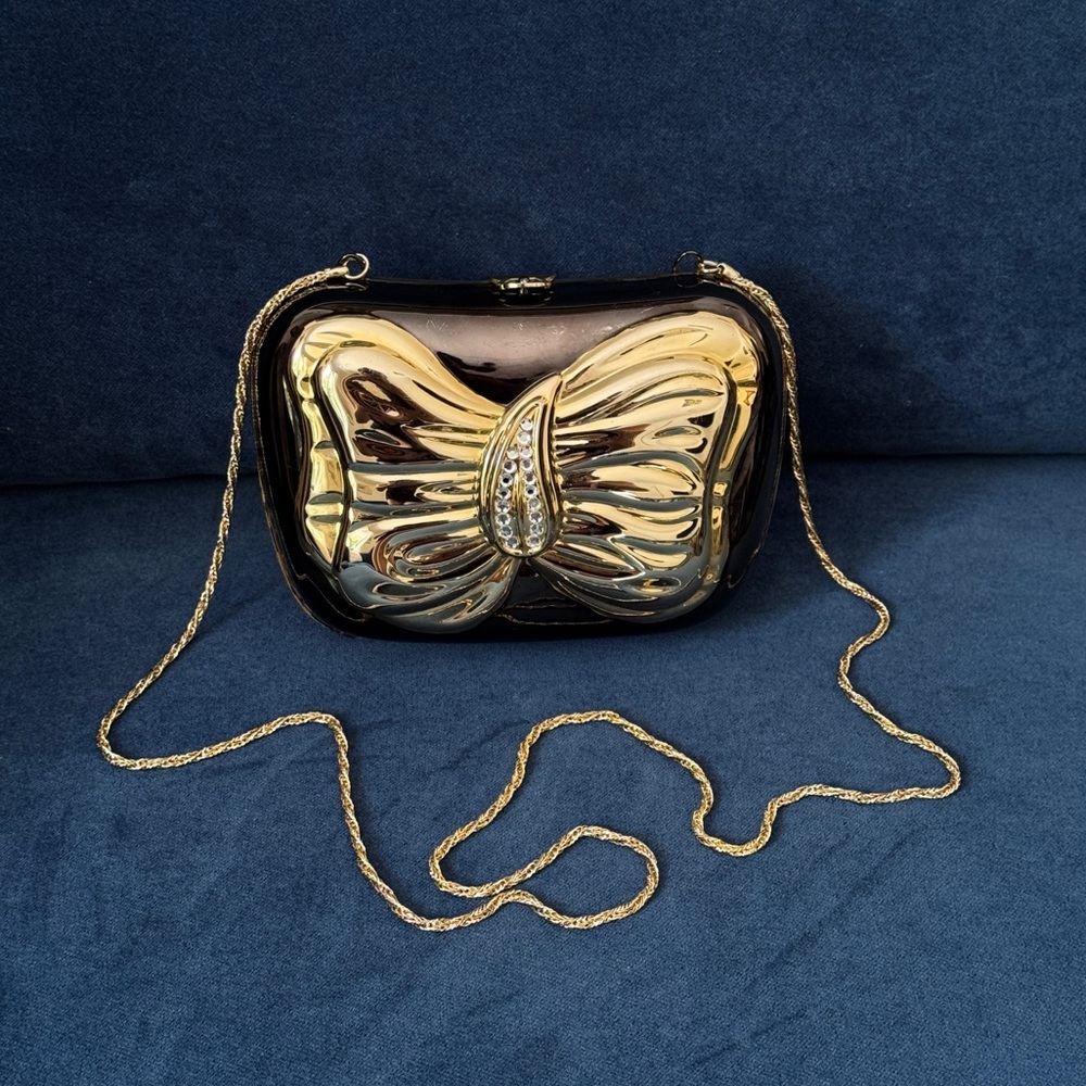Sasha Vintage Butterfly evening clutch Handbag/‎ ShoulderBag